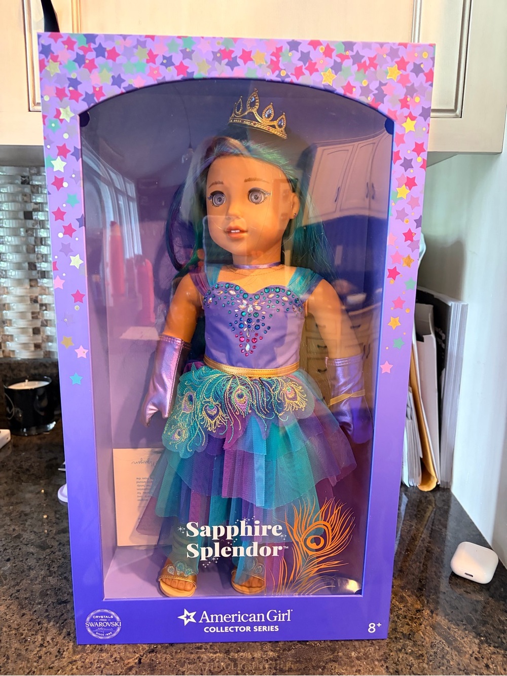 American Girl Sapphire Splendor Doll - Purple & Teal Accented